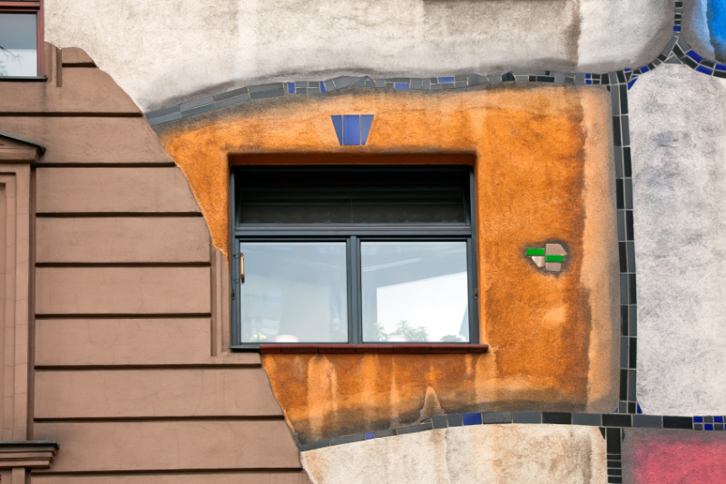 Hundertwasser haus in Vienna, Austria